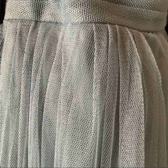 Jenny Yoo Collection Convertible Wren Gray Corsett tulle dress size 14 - Picture 13 of 15